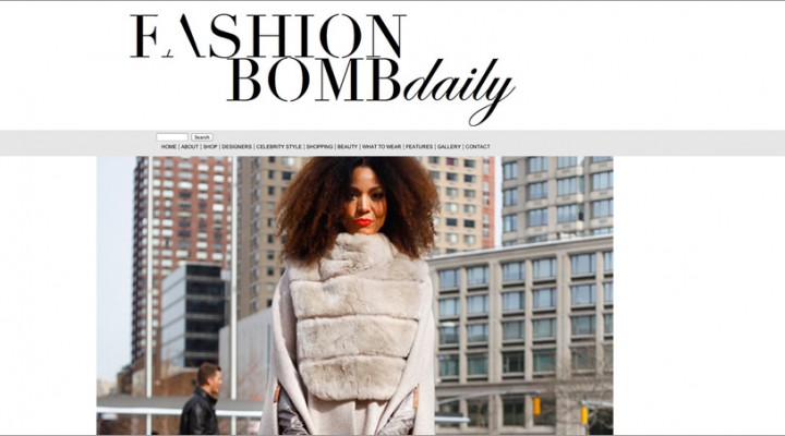Ndoema in Fashion Bomb Daily sporting Son Jung Wan beige cape and matching high-waisted flare pants with Sergio Rossi bag - New York Fashion Week Fall 2014
