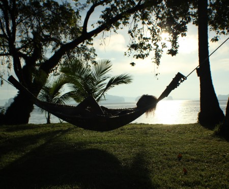 The Global Girl Travels: Hammock in the sunset and the serenity of island life in Koh Yao Noi, Thailand.