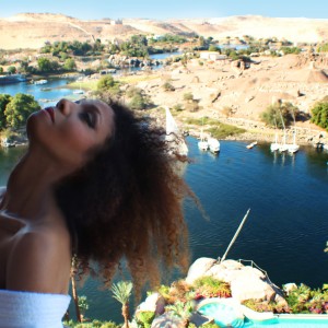 The Global Girl Travels: Ndoema at the Sofitel Legend Old Cataract Hotel in Aswan, Egypt.
