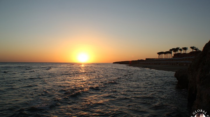 The Global Girl Travels: Beautiful sunrise on the Red Sea in Marsa Alam, Egypt.