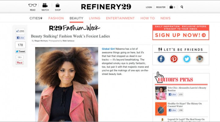 Refinery 29: Beauty Stalking