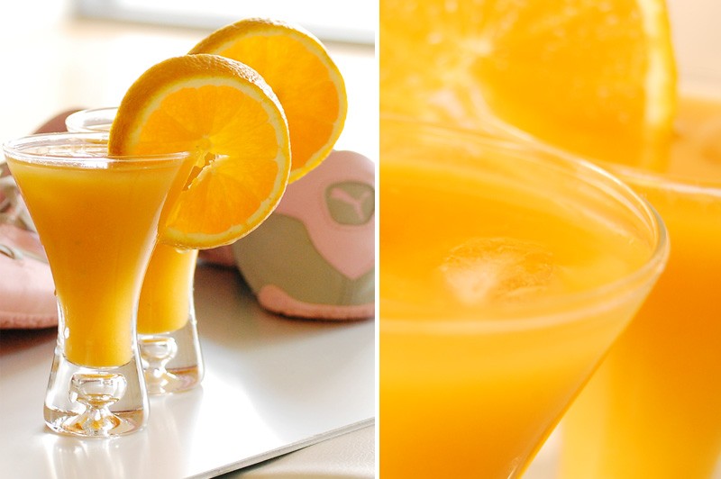 Post-Workout Mango/Orange Juice